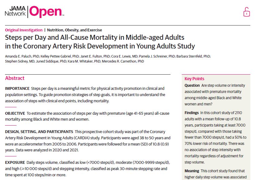 kajian dapati 7,000 langkah sehari bantu panjangkan usia