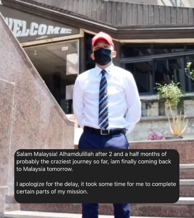 selepas dua bulan di mesir jalani misi bantuan kemanusiaan, caprice dijangka pulang ke malaysia hari ini 