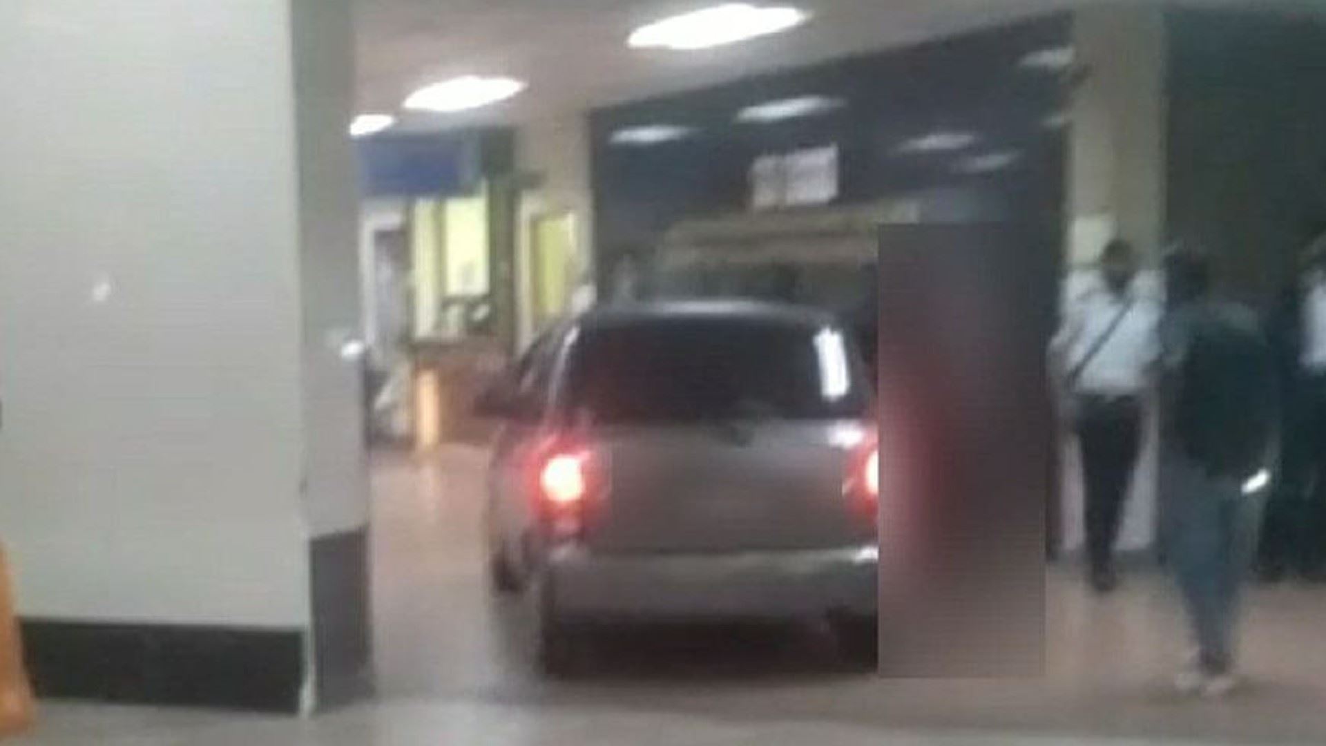  son drives straight into hospital emergency unit when dad suffered a heart attack