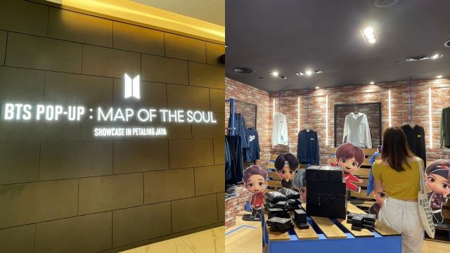 army teruja kedai bts pop-up kini di malaysia, hanya terima pengunjung lengkap vaksin sahaja