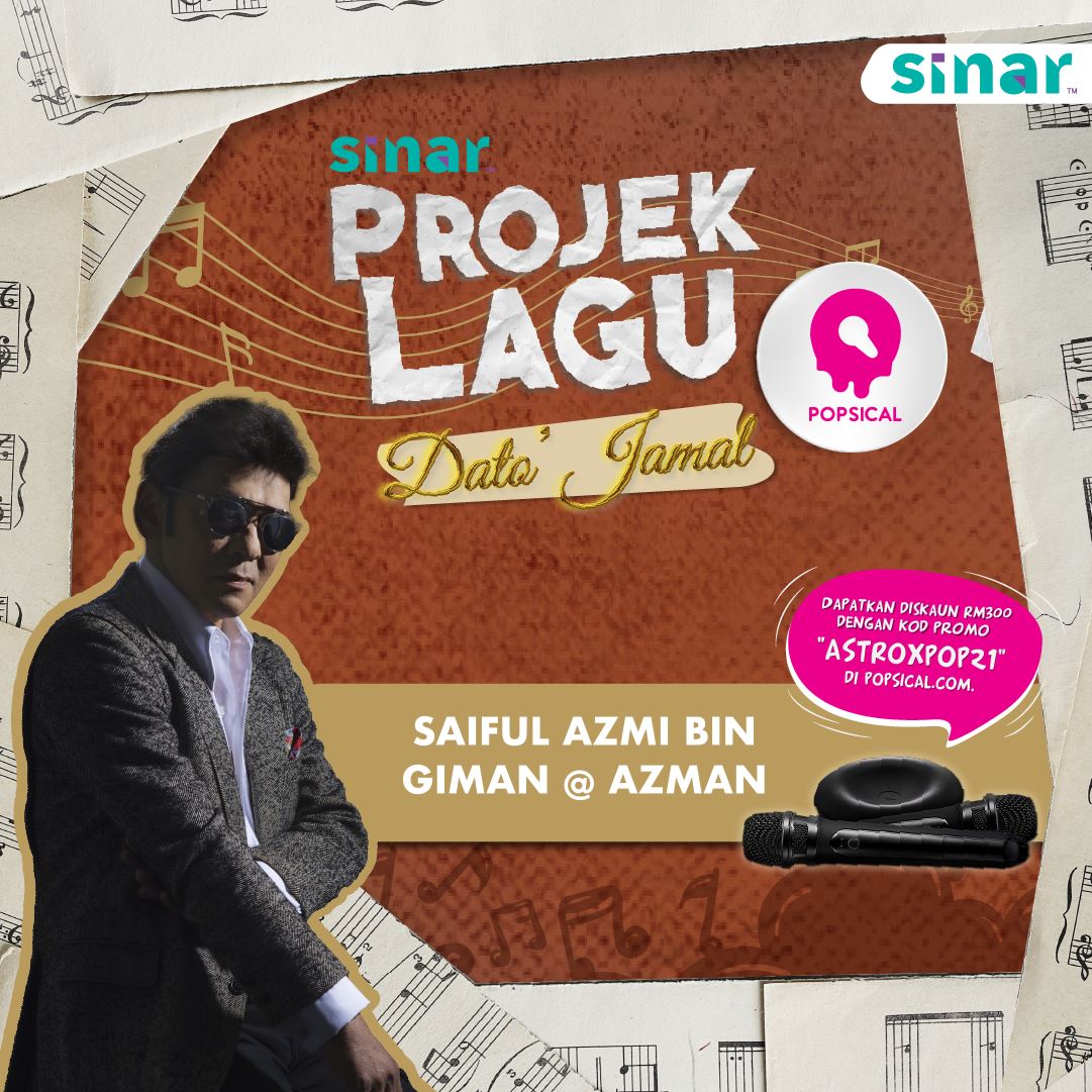 lagu dicipta bakal dinyanyi dato' jamal abdillah, ini pemenang projek lagu dato’ jamal di sinar