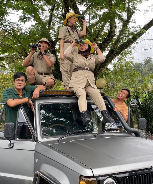 ketawa tanpa henti dengan kampung latah kena kuarantin