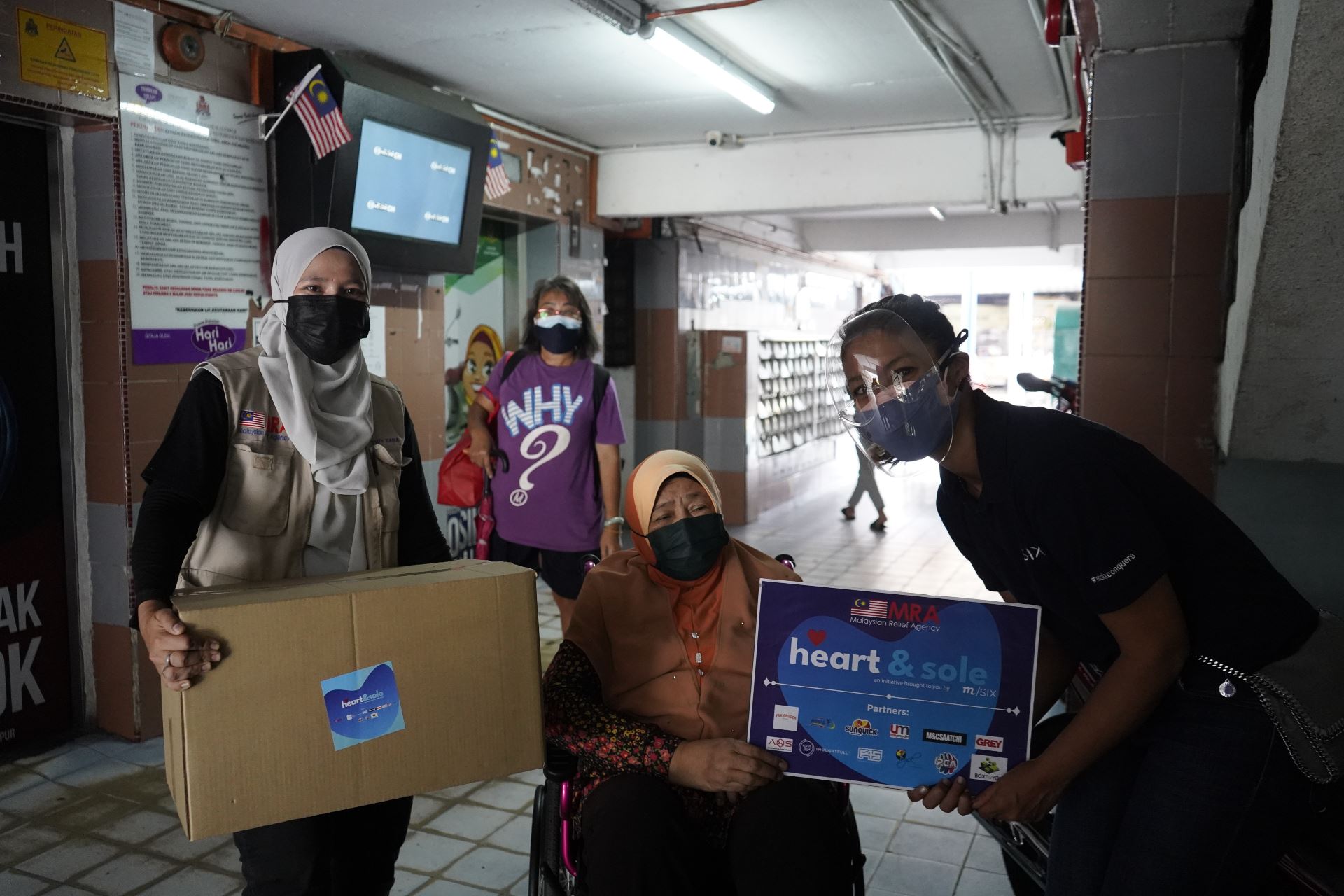 m/six embarked on heart & sole - walking while raising funds for single mothers!