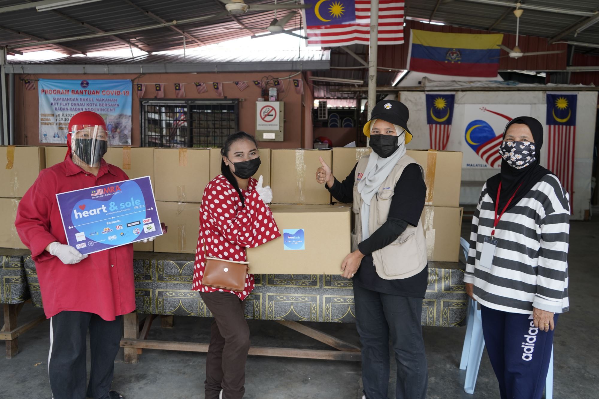 m/six embarked on heart & sole - walking while raising funds for single mothers!