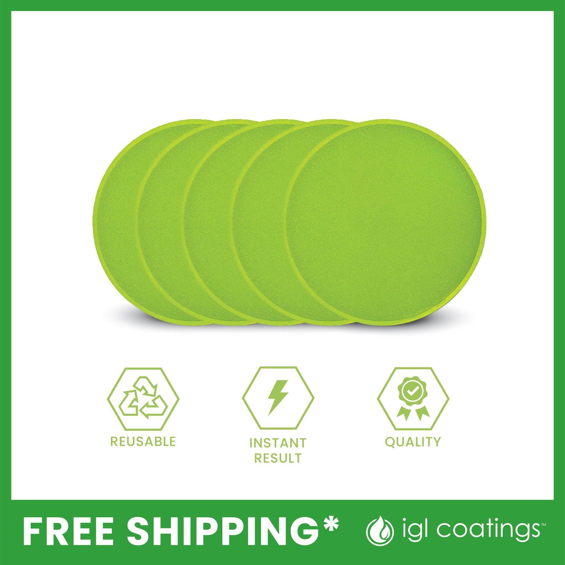 IGL Coatings application sponge buffing pad