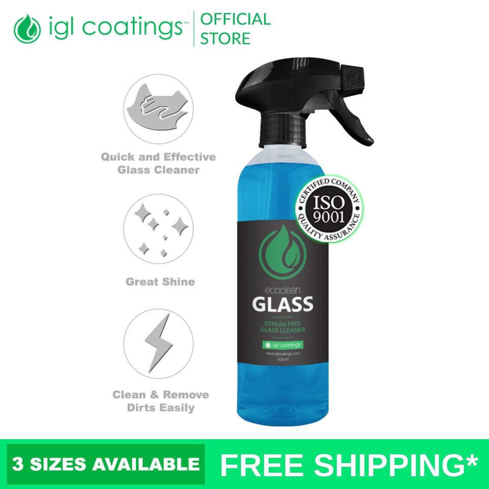 IGL Coatings Ecoclean Glass car window cleaner spray remover