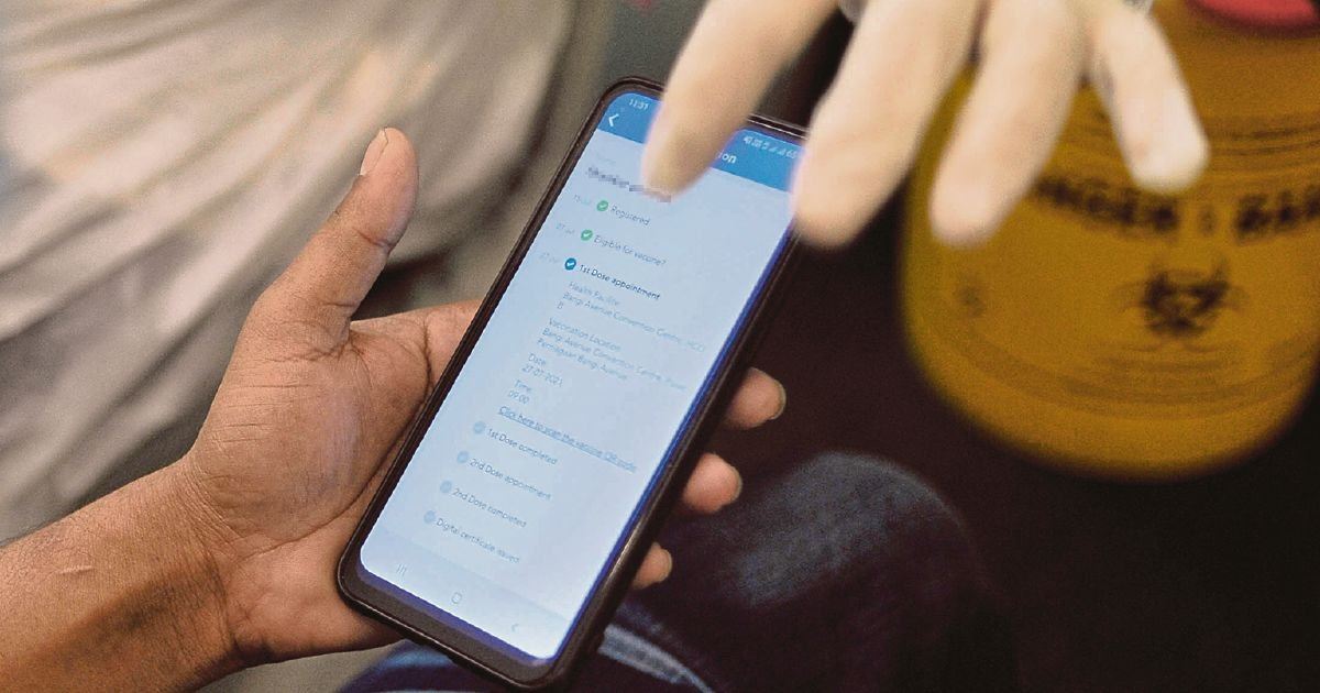 individu lengkap vaksin sah guna kad fizikal sementara peroleh sijil digital mysejahtera