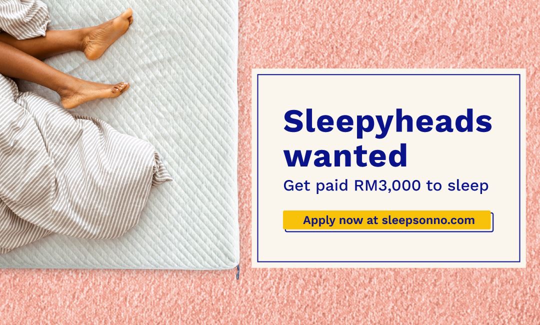 sleepyheads wanted! the only job you can do with your eyes closed