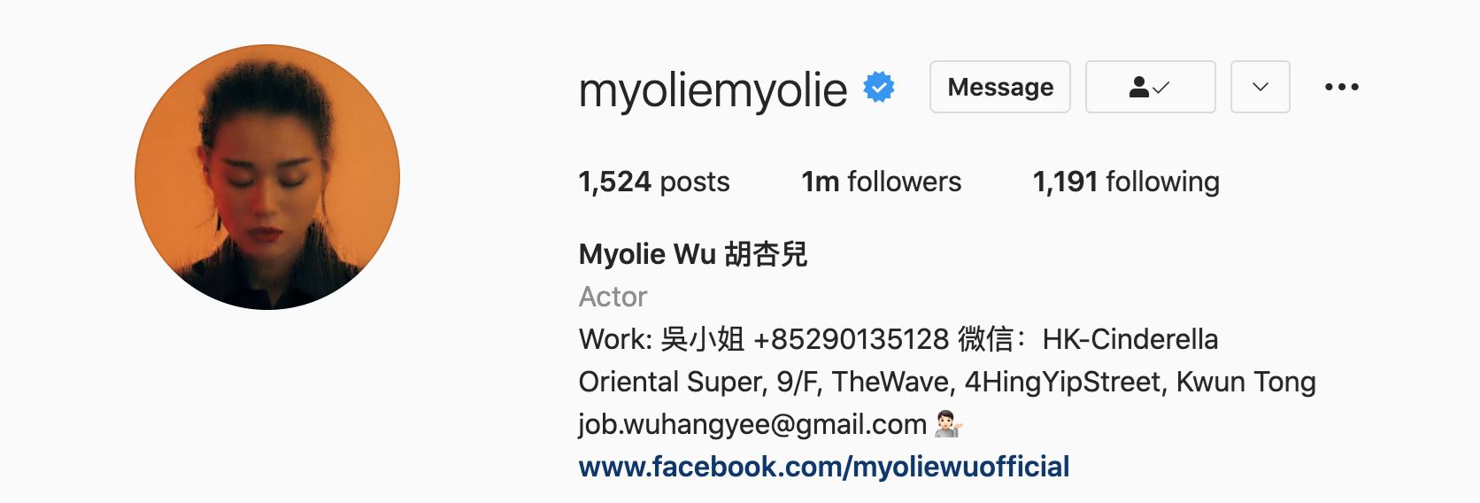 盘点ig坐拥百万粉丝的14位香港女艺人❗️baby冠军宝座巩固🏆