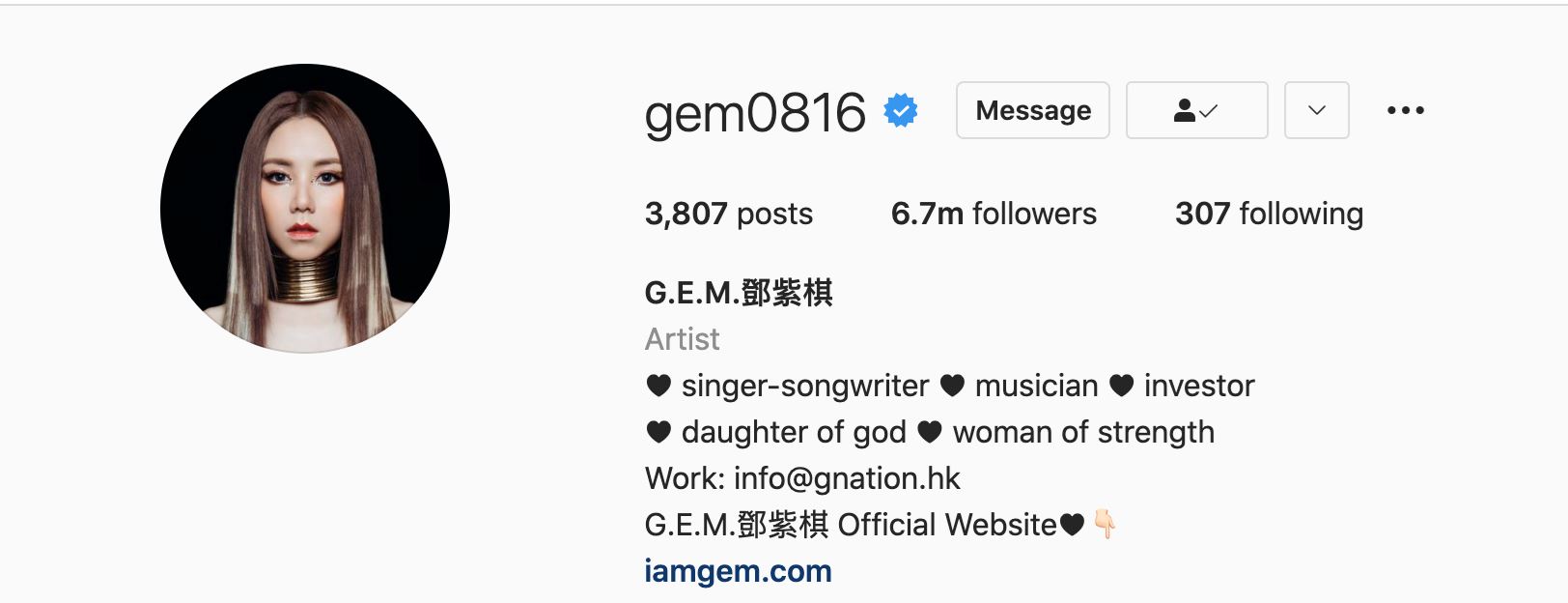 盘点ig坐拥百万粉丝的14位香港女艺人❗️baby冠军宝座巩固🏆