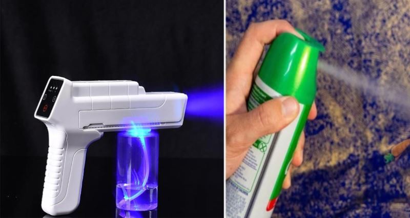 penggunaan nano mist spray sebagai alat disinfeksi tidak boleh ganti penyemburan disinfeksi permukaan secara manual 