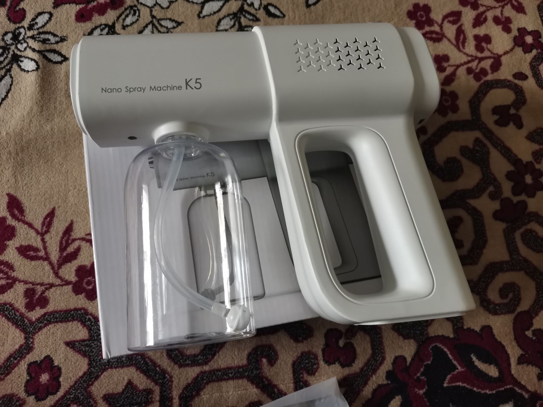 penggunaan nano mist spray sebagai alat disinfeksi tidak boleh ganti penyemburan disinfeksi permukaan secara manual 