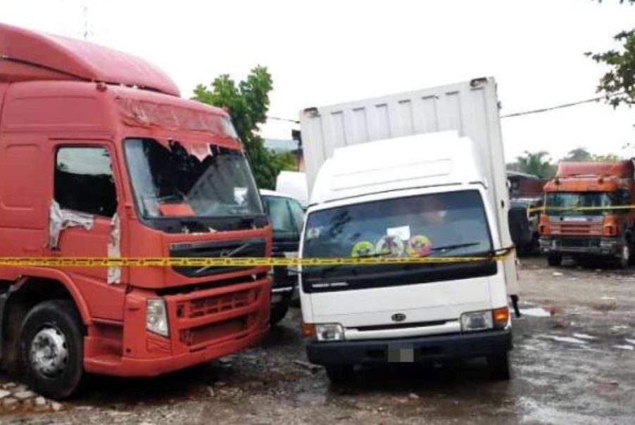 police bust syndicate stealing shopee lorries and trucks