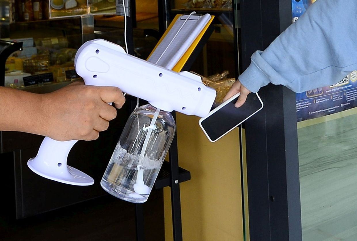 dg hisham says nano mist spray is to disinfect surfaces, not humans