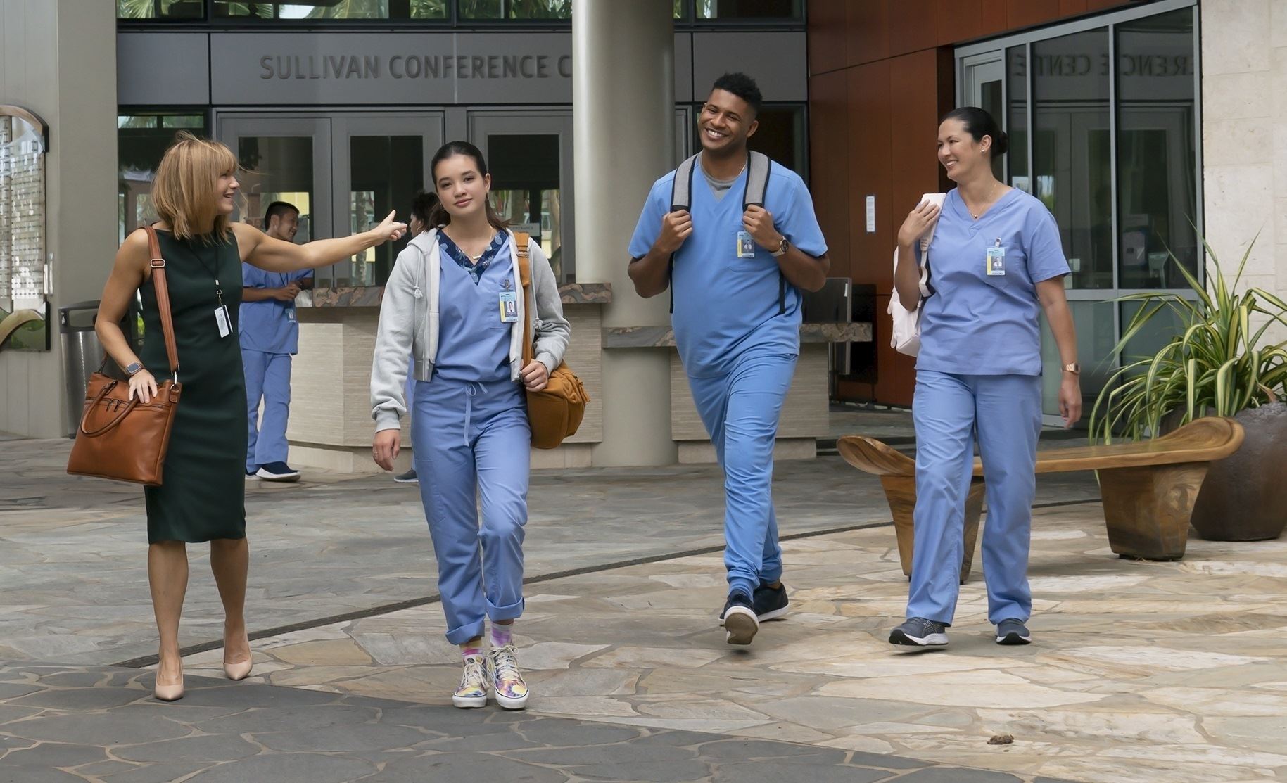 we got the chance to speak to the cast of disney+ original series, doogie kamealoha, m.d.!