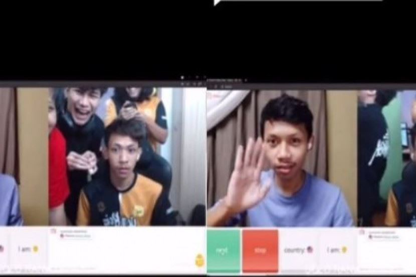 ‘‘kenapa kau tiru wajah aku?,’’ lelaki ini terkejut jumpa ‘kembar’ sendiri masa live