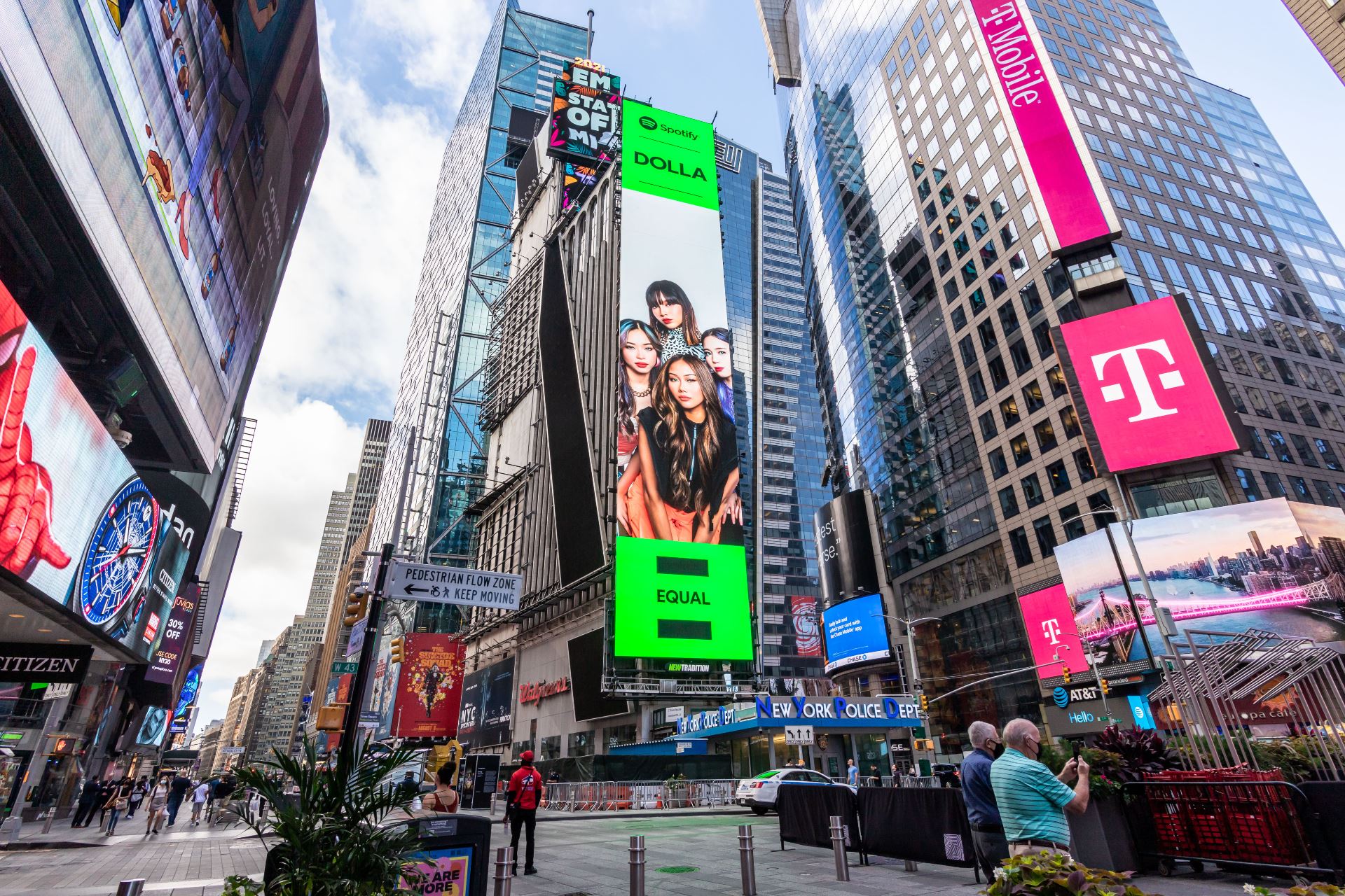 local girl group, dolla becomes latest malaysian act to grace ny times square billboards!