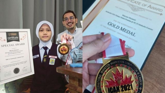 inovasi kanak-kanak 11 tahun dapat pengiktirafan anugerah antarabangsa, menang tiga pingat emas