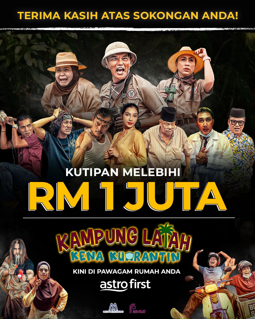 kampung latah kena kuarantin cecah kutipan lebih rm1 juta!