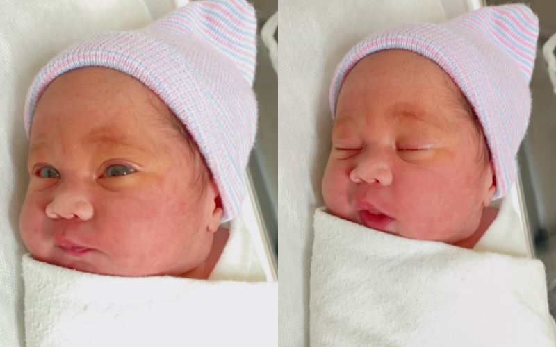 ayda jebat dan nabil mahir dedah wajah anak, ana nayla nama diberi “cantiknya mata dia, comel”