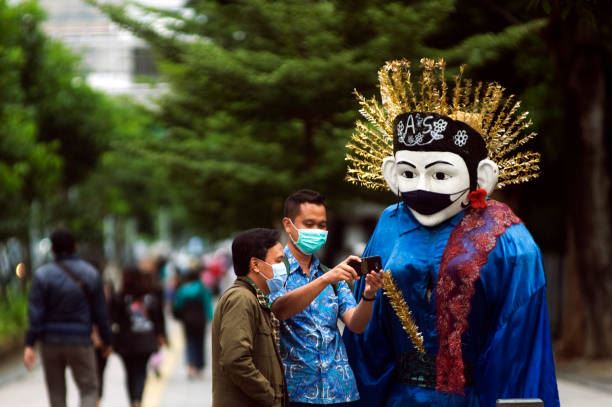 mask on when taking a selfie in jakarta, says indonesian minister!