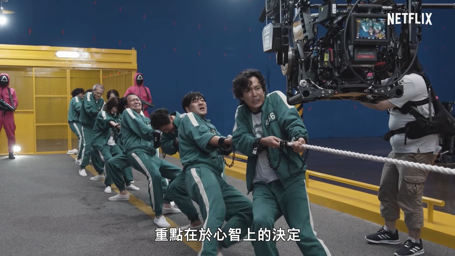 《鱿鱼游戏》6大游戏幕后揭秘❗️玻璃桥是真的拍摄超刺激🔥