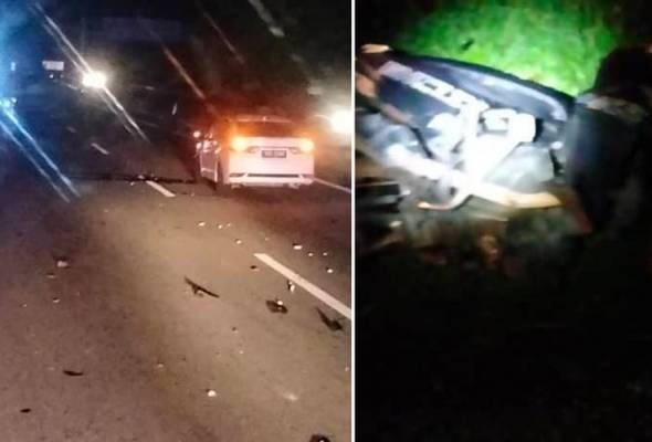 penunggang motosikal maut dirempuh lori, pemandu tidak bertanggungjawab langgar lari