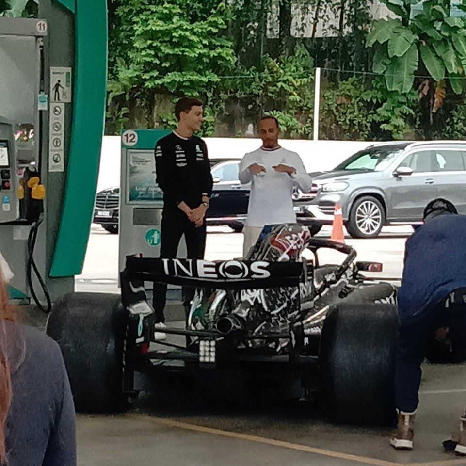 plastic chair that lewis hamilton sat on was sold for rm2888.88!