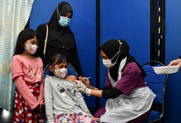 sudah lebih setengah juta kanak-kanak di malaysia lengkap vaksinasi covid-19