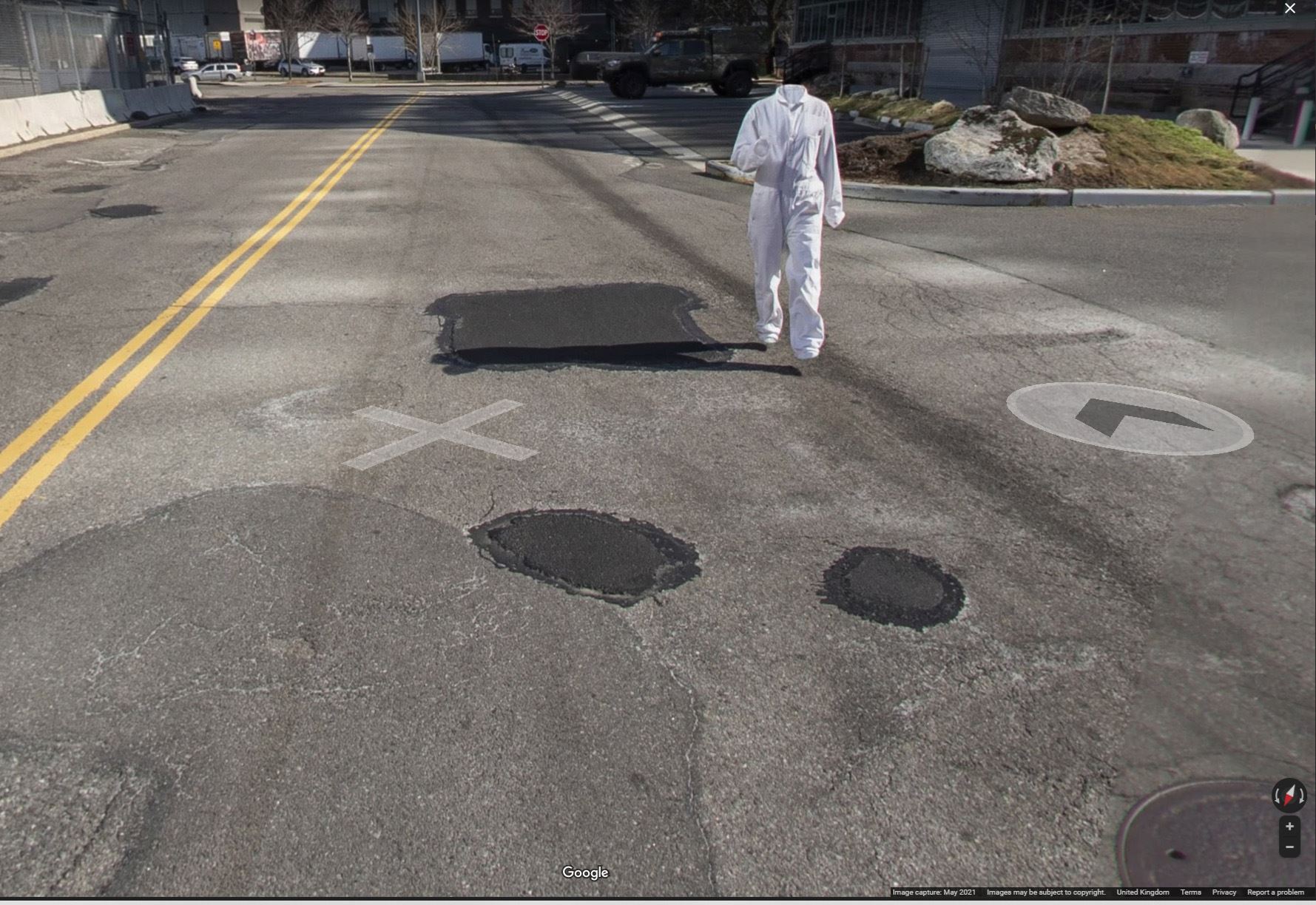 badan tanpa kepala, tangan & kaki ditemui pengguna google maps