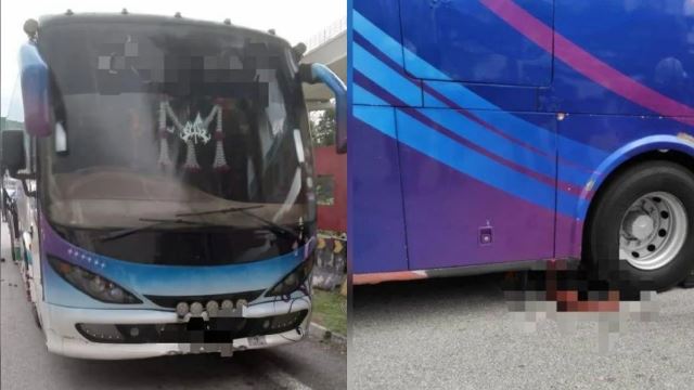 bas gerak sendiri ketika sibuk baik pulih, pemandu maut digilis bas miliknya