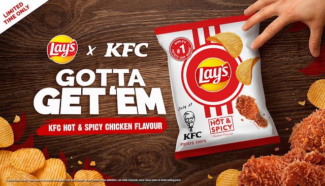 【好康】邪恶组合lay’s x kfc辣味炸鸡薯片终于来到大马啦！限时推出赶紧去抢购！ 