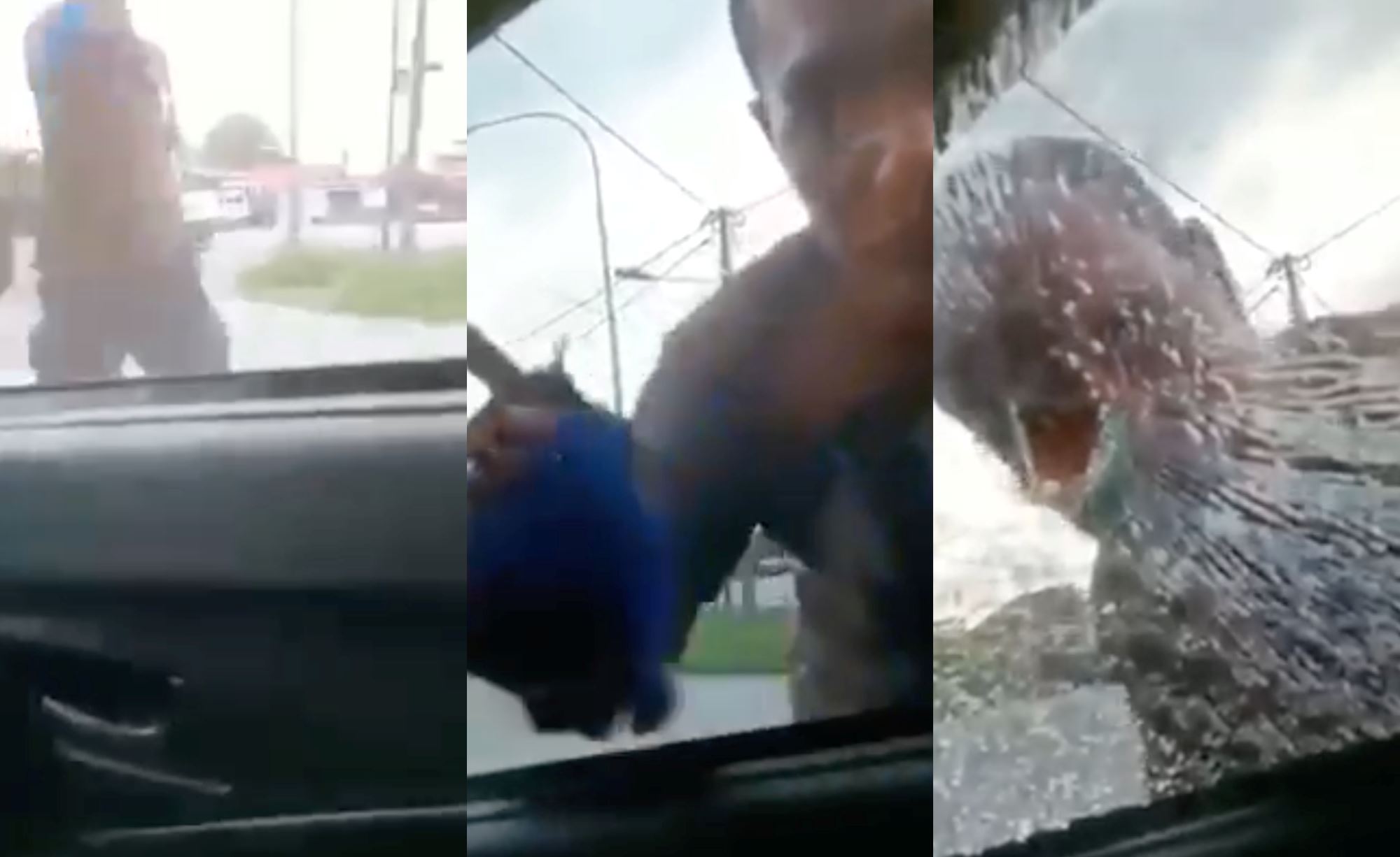 police looking for man who broke a driver’s window in kelantan