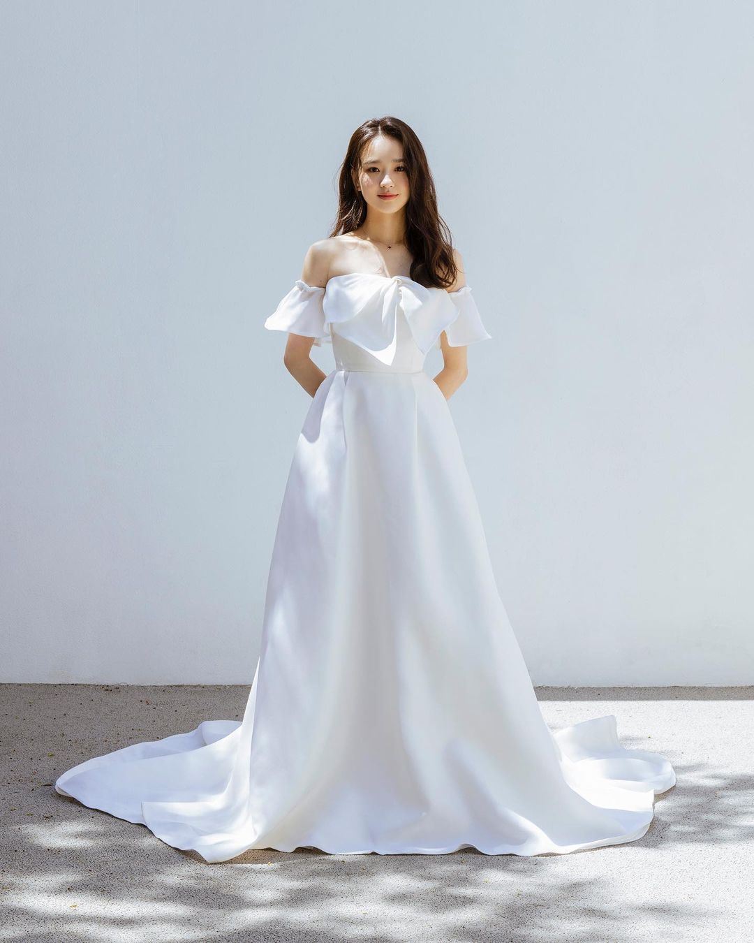 💍韩国体操女神孙妍在结婚啦❗️穿上白纱笑得好甜啊