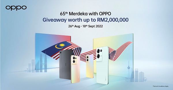 OPPO X 65周年Merdeka国庆促销活动