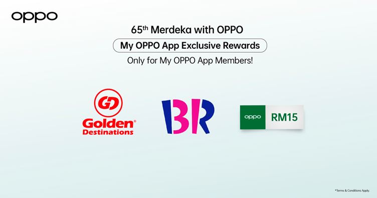Beli telefon OPPO dan rebut banyak ganjaran aplikasi MY OPPO