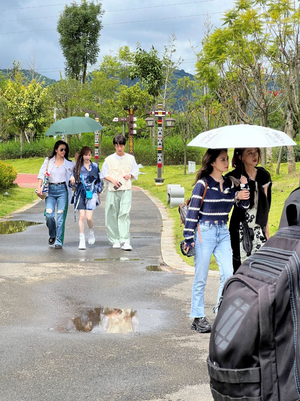 🌟何群和晓诗团聚啦❗️张栋樑和王心凌同框录制《星星的约定》