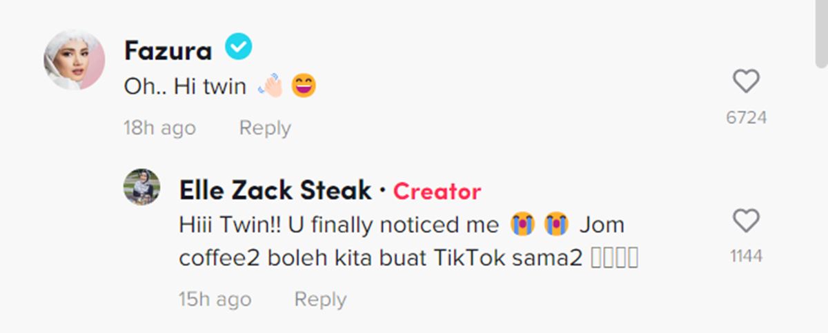 cara cakap, suara dan wajah wanita ini mirip betul dengan fazura!