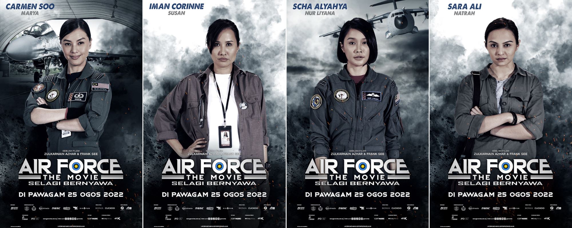 Air Force The Movie poster featuring female characters