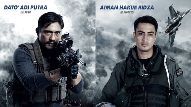 Air Force The Movie Selagi Bernyawa menampilkan Datuk Adi Putra dan Aiman Hakim