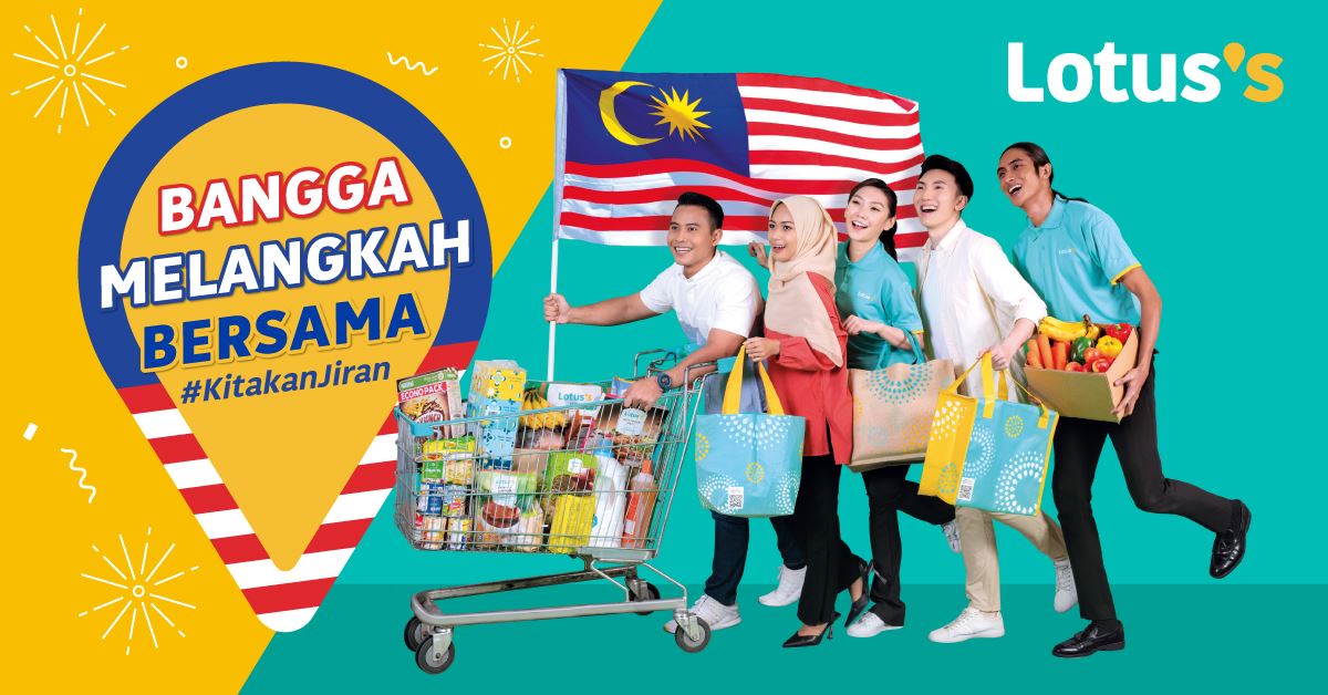 Lotus’s grocery shopping promotion for Merdeka