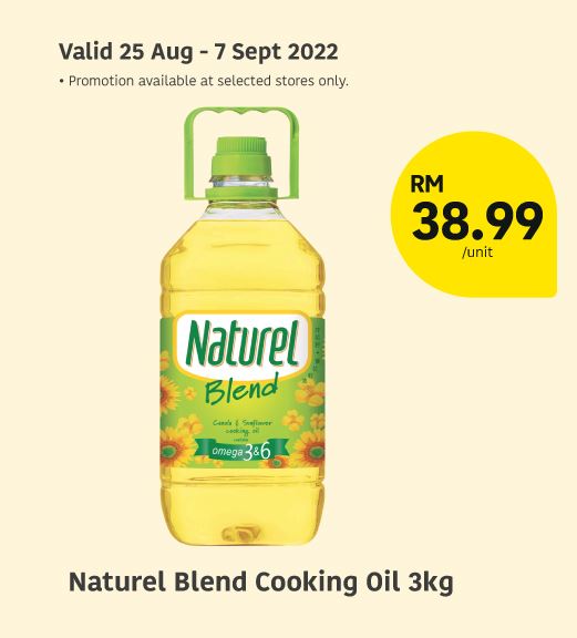 Naturel Blend cooking oil on sale