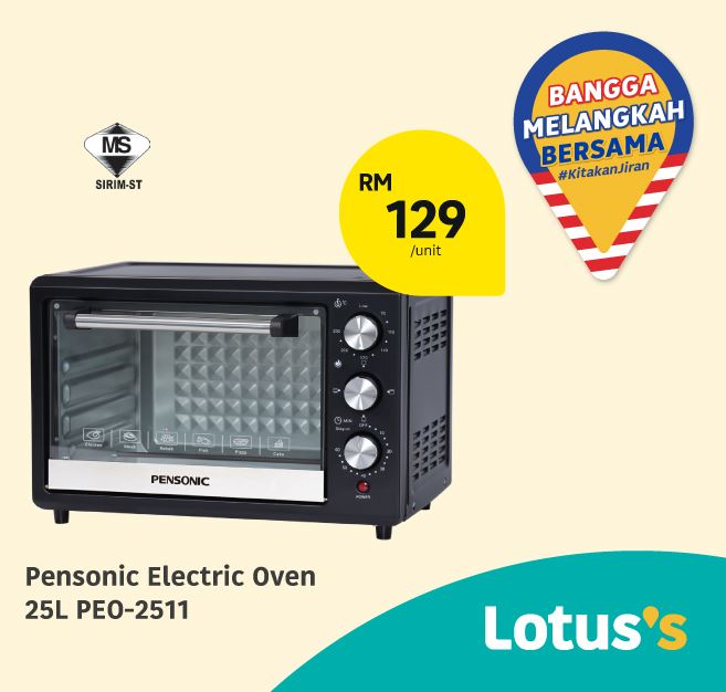 Pensonic electric oven on sale