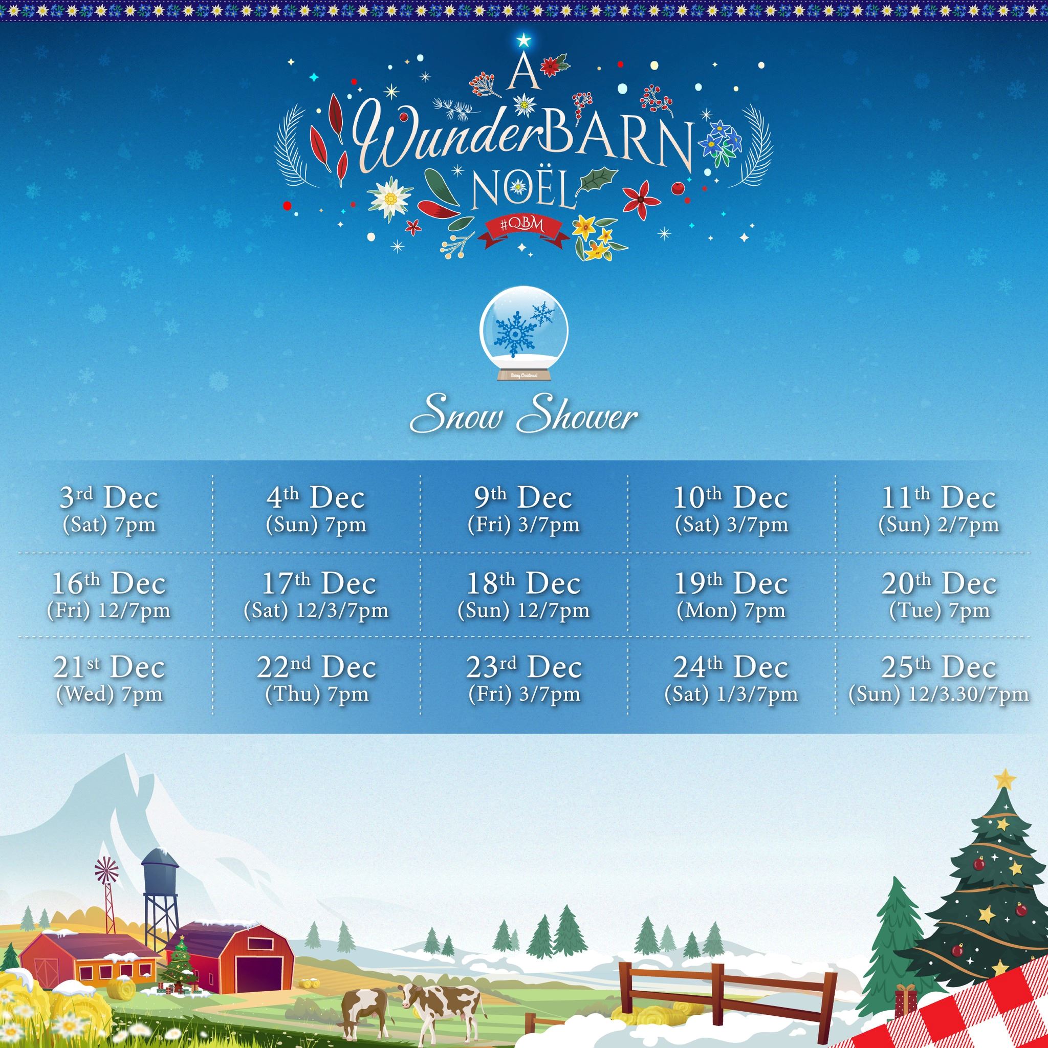 大马圣诞节下雪啦！这三个地方可以体验圣诞节下雪！