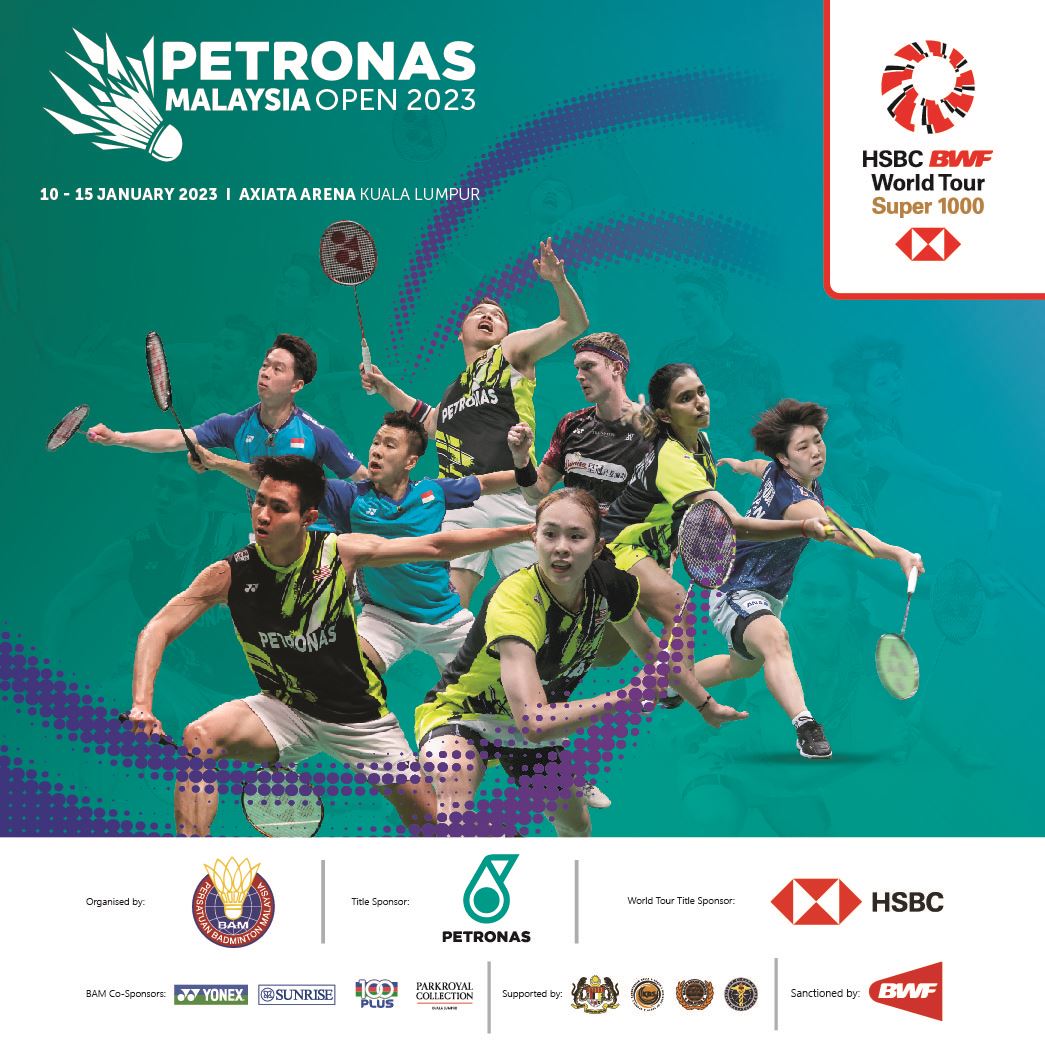 🏸️2023年大马羽球公开赛1月10日开打❗️门票12月5日公开预售🔥