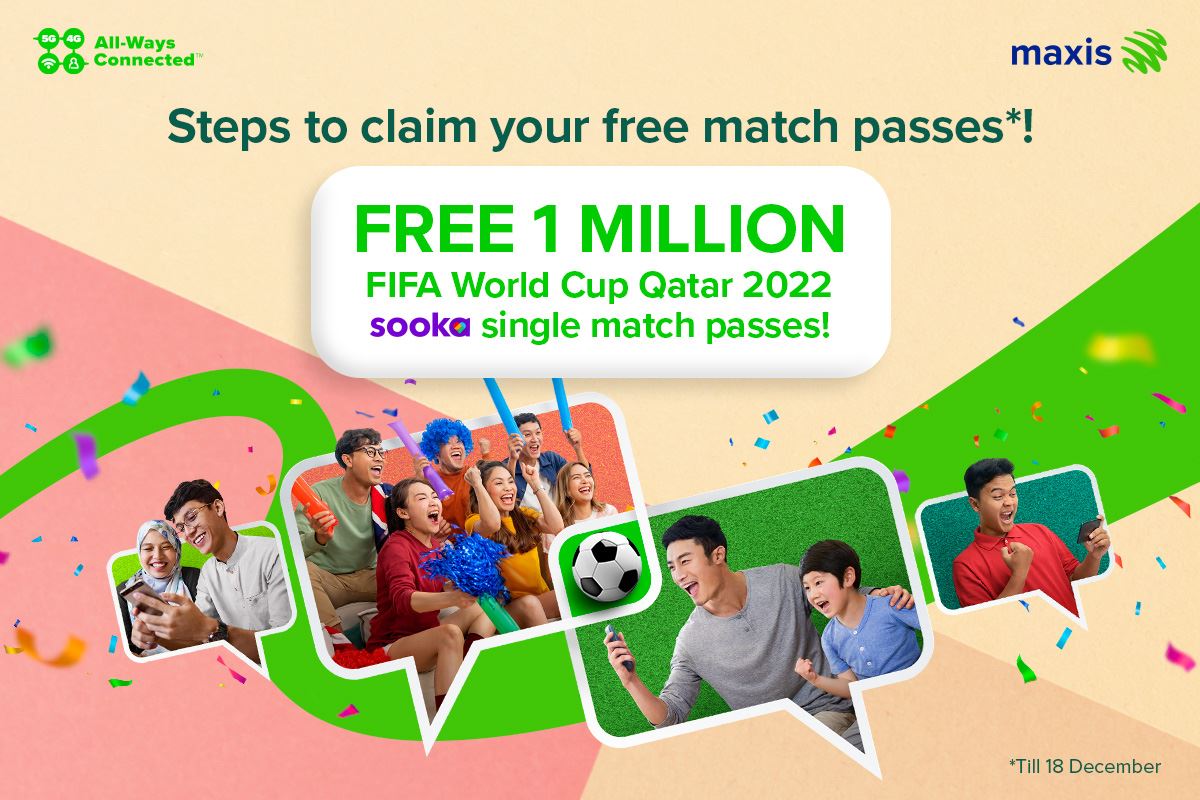 Steps to claim Free 1 million FIFA World Cup Qatar 2022 sooka single match passes