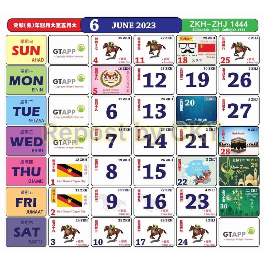 semak kalendar dan cuti umum malaysia tahun 2023 disini