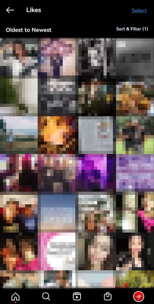 cara nak cari gambar lama kita pernah like di instagram