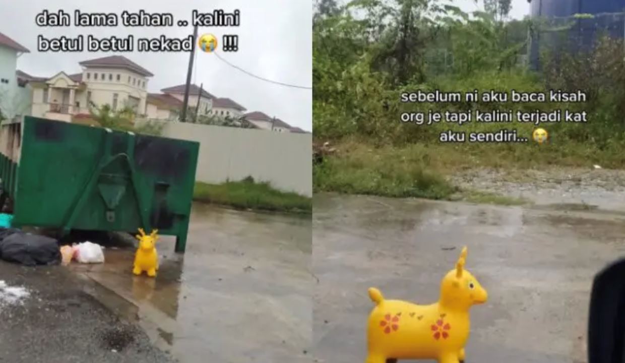 tak tahan ‘diganggu’, wanita ini akhirnya buang mainan anak [video]