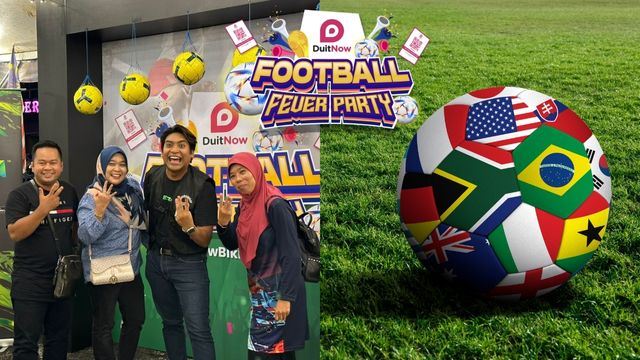 Demam piala dunia dah bermula, meriah betul DuitNow Football Fever Party